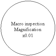 วงรี: Macro inspection  Magnification x0.01  